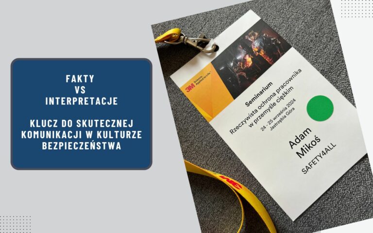 Komunikacja oparta na faktach w kulturze bezpieczeństwa
